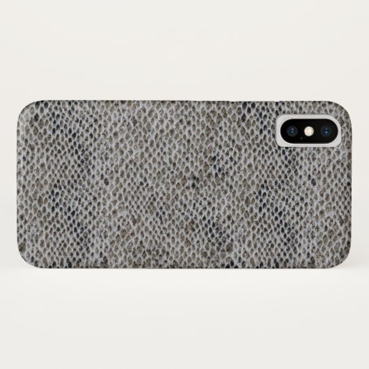 Schwarz-Braun-Schlange-Skin-Muster Case-Mate iPhone Hülle (Rückseite (Horizontal))