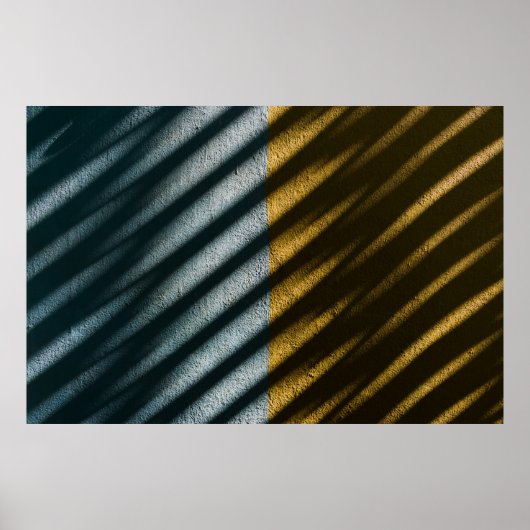 Schwarz-Braun-Streifen Poster (Vorne)