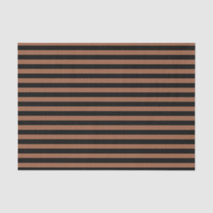 Schwarz-Braun-Streifen Seidenpapier