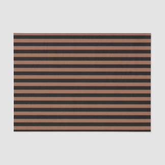 Schwarz-Braun-Streifen Seidenpapier