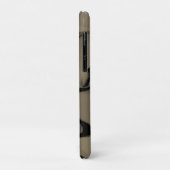 Schwarz-Braun-Wellen Case-Mate iPhone Hülle (Hinten/Links)