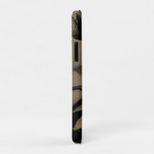Schwarz-Braun-Wellen Case-Mate iPhone Hülle (Hinten/Rechts)