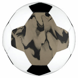 Schwarz-Braun-Wellen Fußball