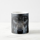 SCHWARZ-BRAUN-WOLF-GEMÄLDE KAFFEETASSE (Mittel)