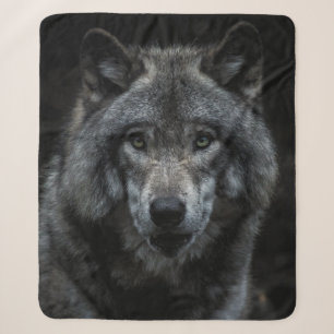 SCHWARZ-BRAUN-WOLF-GEMÄLDE SHERPADECKE