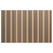 Schwarz-Bräune-Fünf-Streifen-Muster Stoff (Fat Quarter (45,7 x 55,9 cm))