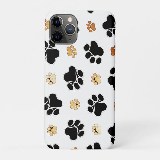 Schwarz-bräunliche Hundekuh, weiß gedruckt Case-Mate iPhone Hülle (Rückseite)