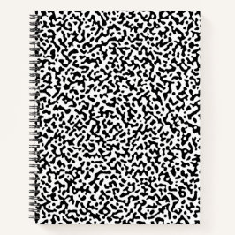 Schwarz Buchmuster Notizblock