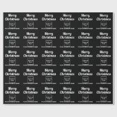 Schwarz | Business | Weihnachtspapier Geschenkpapier (Flach)