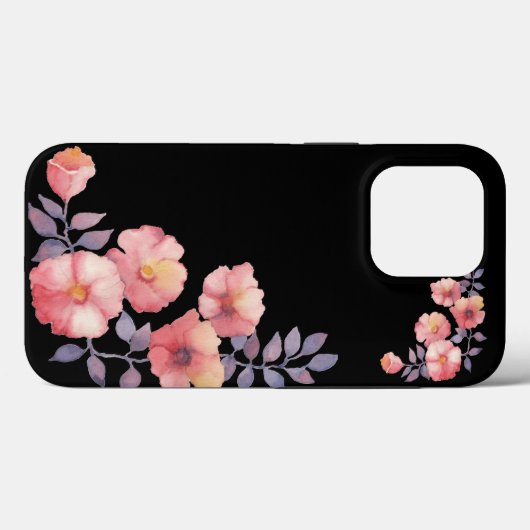 Schwarz Case-Mate iPhone Hülle (Rückseite (Horizontal))