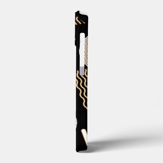 Schwarz Case-Mate iPhone Hülle (Rückseite / Links)