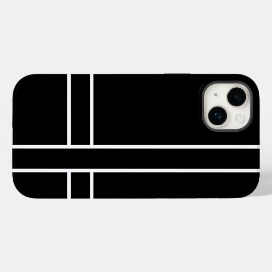 Schwarz Case-Mate iPhone Hülle (Rückseite (Horizontal))