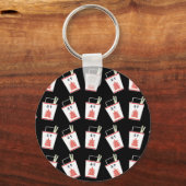 Schwarz-Chinesisch-Ausstieg Schlüsselanhänger (Vorderseite)