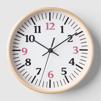 Schwarz-Chinesisch-Zahlen Zuhause Office Deco-Gesc Uhr