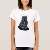 Schwarz Cocker Spaniel T-Shirt (Vorderseite)