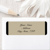 Schwarz-Creme-Blütenblume mit Bossed Wedding Binde (Insitu)