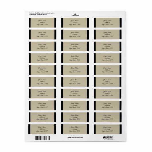 Schwarz-Creme-Blütenblume mit Bossed Wedding Binde (Vorne)