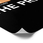 Schwarz: Das Primelement Poster (Ecke)