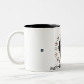 Schwarz, Deaf Frauen Tasse in ASL Design. (Links)