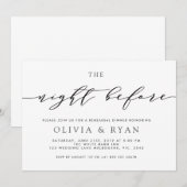 Schwarz der Nacht vor Einladung (Vorne/Hinten)