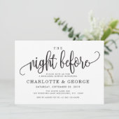 Schwarz der Nacht vor Einladung (Stehend Vorderseite)