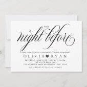 Schwarz der Nacht vor Einladung (Vorderseite)