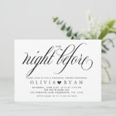 Schwarz der Nacht vor Einladung (Stehend Vorderseite)