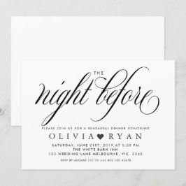 Schwarz der Nacht vor Einladung