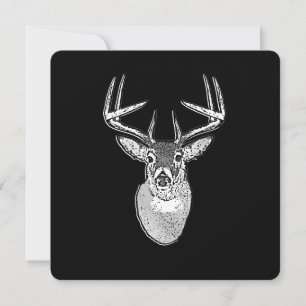Schwarz-Design White Schwanz Deer
