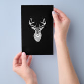 Schwarz-Design White Schwanz Deer Flyer (Handgriff)