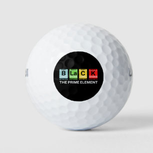 Schwarz: Die schwarze Vorgeschichte des Prime-Elem Golfball