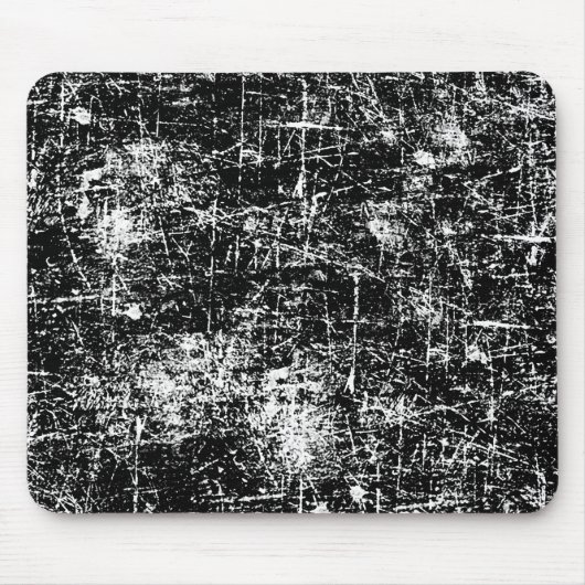 Schwarz-Distressiv-Look Mousepad (Vorne)
