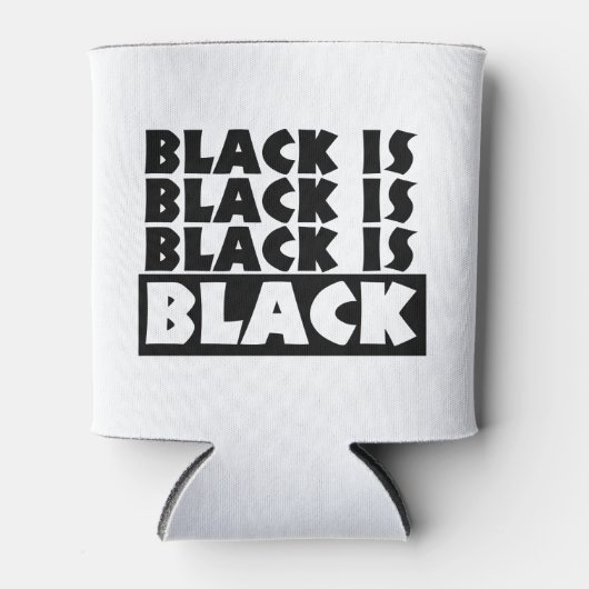 Schwarz Dosenkühler (Vorderseite)