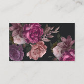 Schwarz-Dunkel-Moody-Brautparty gemeinsam mit eine Begleitkarte (Rückseite)