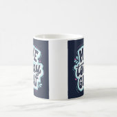 Schwarz Einfache Motivierend Tasse (Mittel)