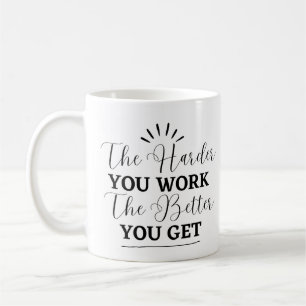 Schwarz Einfache Motivierend Tasse