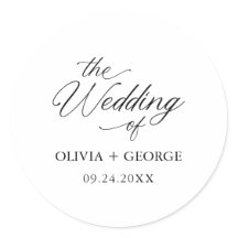 Schwarz Elegant Moderne Skriptkalligrafie