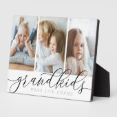 Schwarz | Enkelkinder machen Life Grand 3 Foto Col Fotoplatte (Seite)