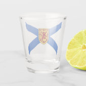 Schwarz-Fahne-halifax-Canada-Schussglas Schnapsglas (Rückseite)