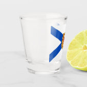 Schwarz-Fahne-halifax-Canada-Schussglas Schnapsglas (Links)