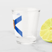 Schwarz-Fahne-halifax-Canada-Schussglas Schnapsglas (Rechts)