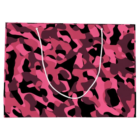 Schwarz-Farbdruck Große Geschenktüte (Rückseite)