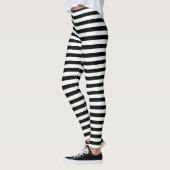 Schwarz & Farbe Streifen Wicked HexenHalloween Leggings (Links)