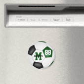 Schwarz-Farben für die Fußball-Nationalmannschaft Magnet (In Situ (Geschirrspüler))
