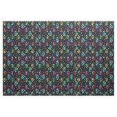 Schwarz-Farbenfrohe Schmetterlingsmuster Stoff (Yard (91,4 cm))