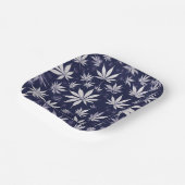 Schwarz-Farbstil-Design-Mode 🍁 Stil Pappteller (Gewinkelt)