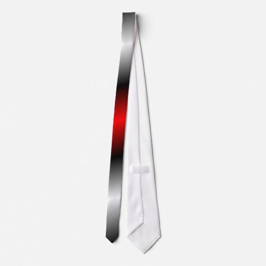 Schwarz-Fingerkeil Krawatte (Rückseite)