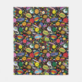 😍 Schwarz Fleecedecke (Vorderseite)