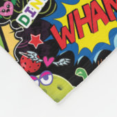 😍 Schwarz Fleecedecke (Ecke)