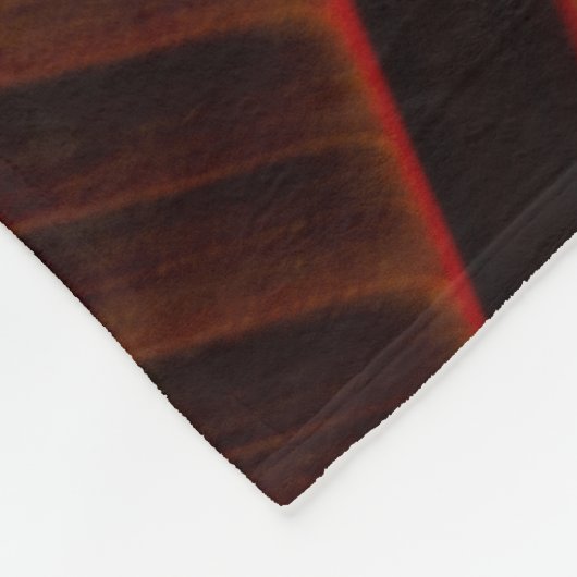 Schwarz Fleecedecke (Ecke)